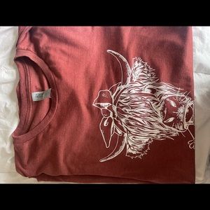 Graphic T Shirt with Cow